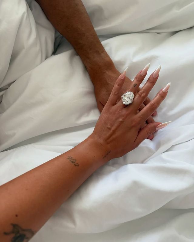 Georgina Rodriguez engagement ring celebrity engagement rings