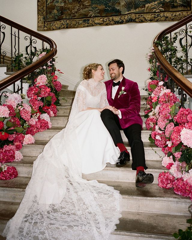 Holly and Oliver's Bold Scorrier House Wedding