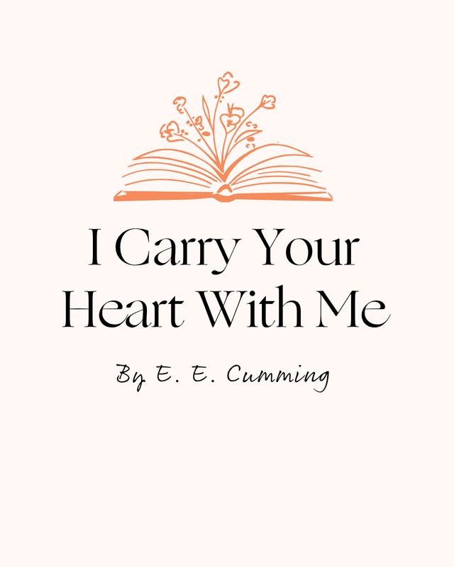 I Carry Your Heart With Me Cover 37