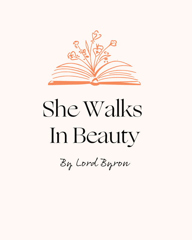 She Walks In Beauty Cover 45