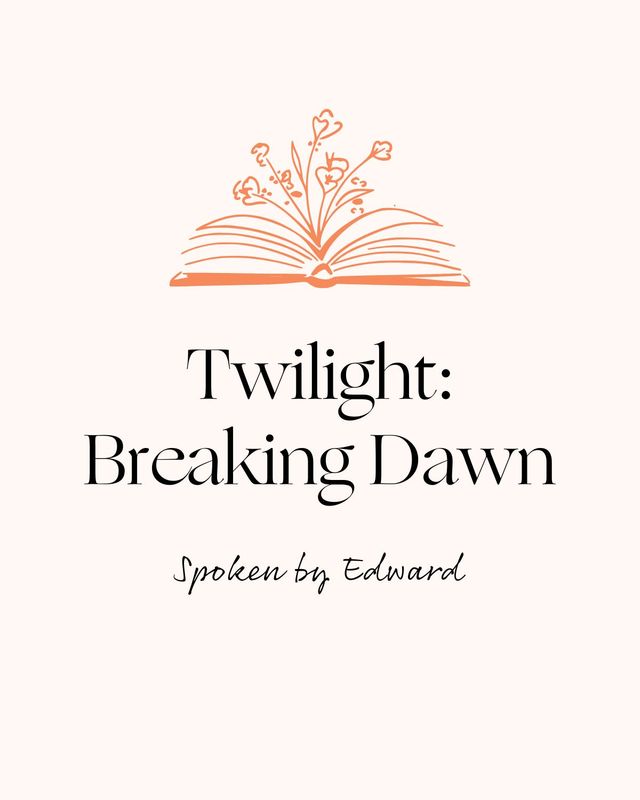 Twilight Edward wedding speech wedding reading 