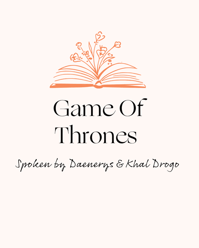 Game of Thrones wedding reading