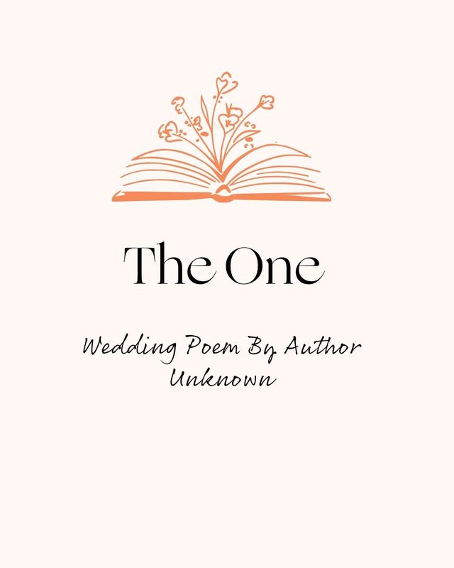 Cover 2 The One by Author Unknown