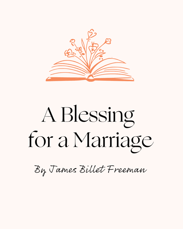 blessing for a marriage wedding reading