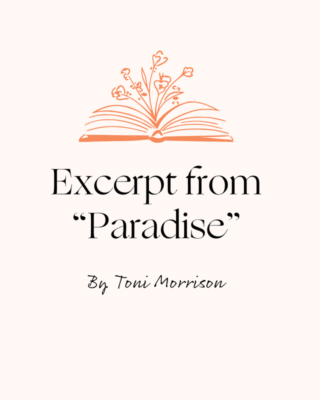 excerpt from paradise toni morrison