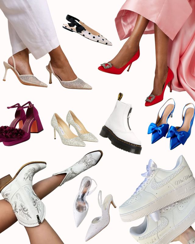 Edit of the best alternative wedding shoes from Rock My Wedding, including flats, boots, trainers and more