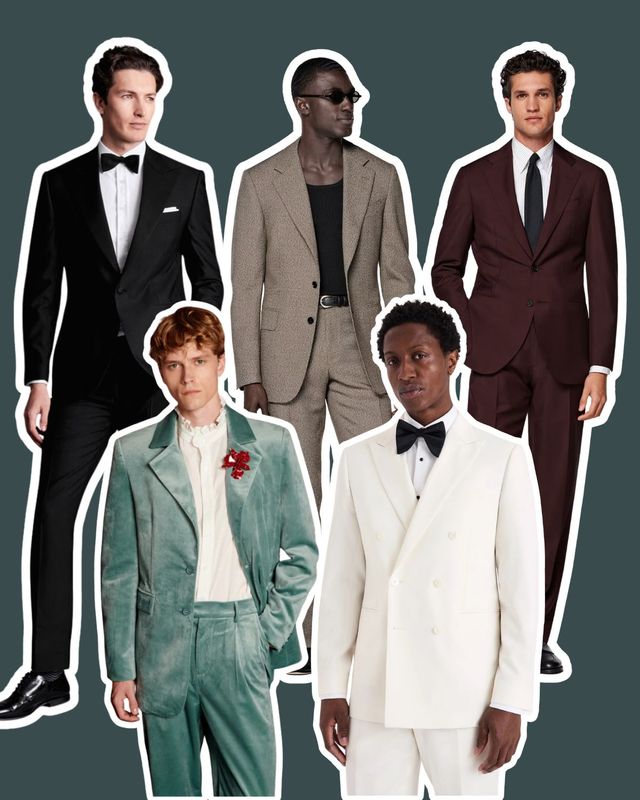 Edit of the best winter wedding suits for men by Rock My Wedding, from Suitsupply, Moss, Charles Tyrwhitt and more