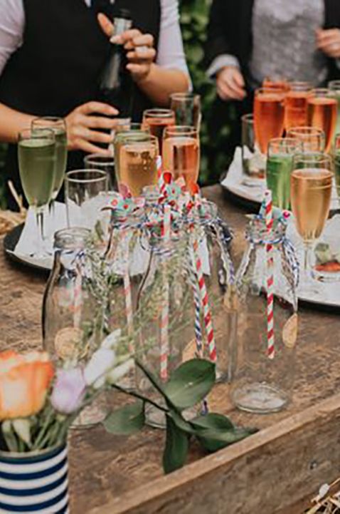 Image of citrus cocktails and alcoholic drinks at a bar, image by Kelsie Low Photography