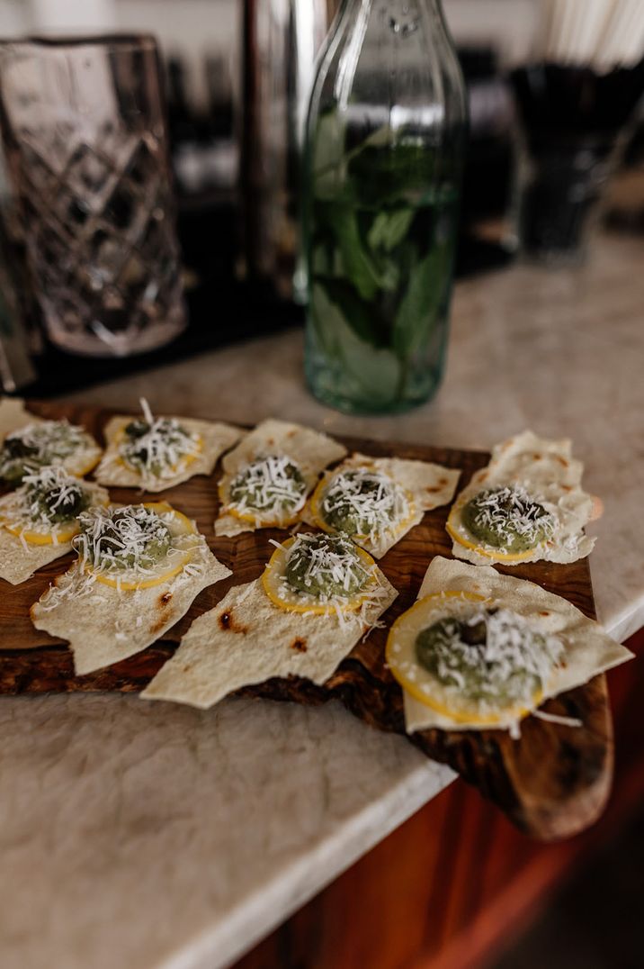 wedding canapés