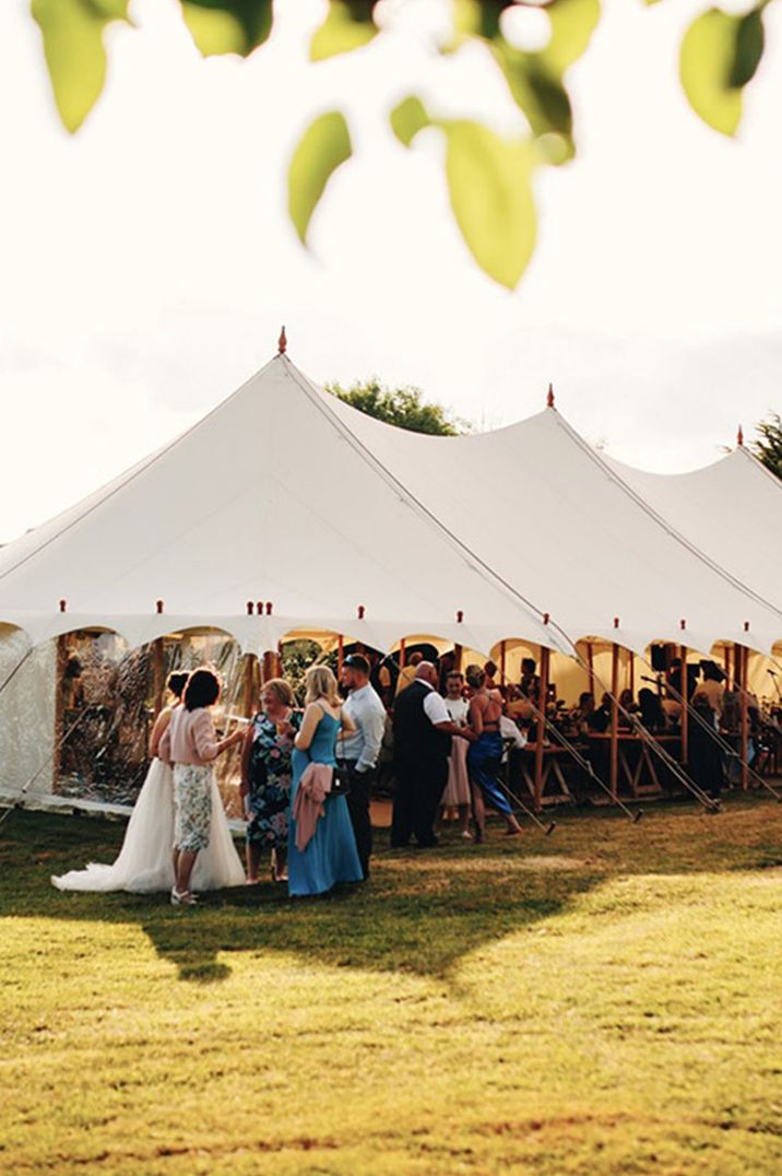 The Greenfield Marquee with space for up to 120 guests 