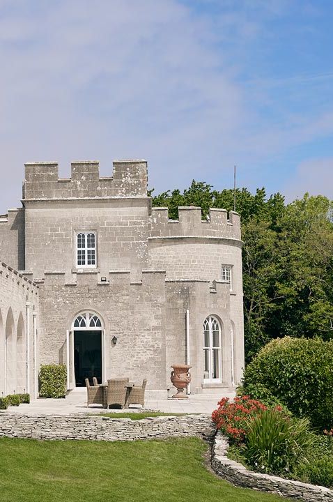 The exterior of Pennsylvania Castle Estate - castle wedding venues UK 