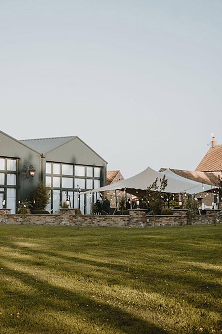 Yorkshire wedding venue with rustic barn 