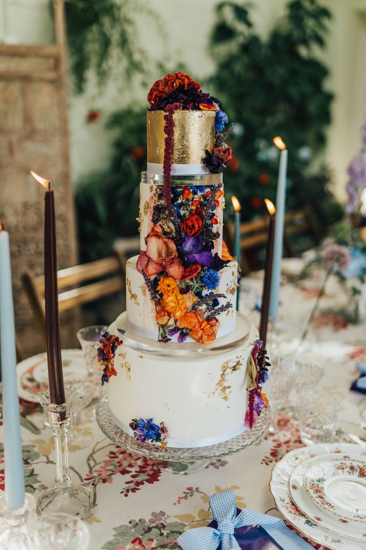 Colourful Wedding Cake