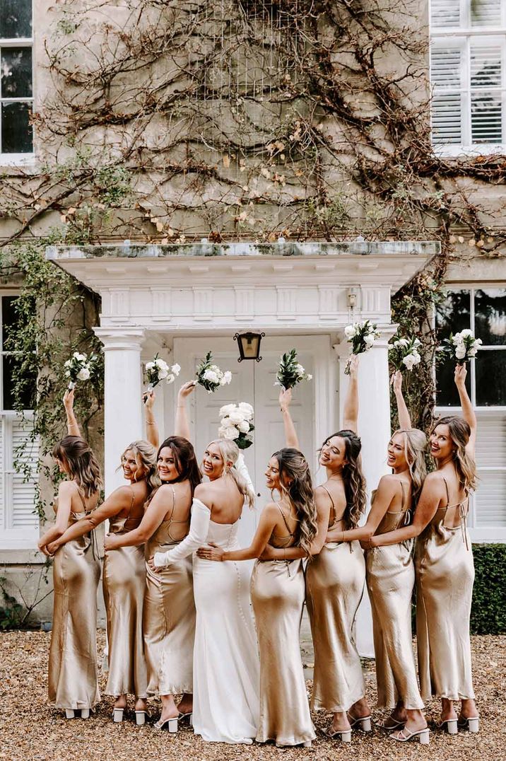 Champagne coloured bridesmaid dresses uk hotsell