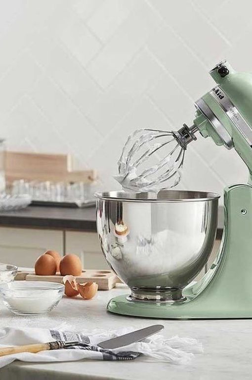 KitchenAid green mixer 