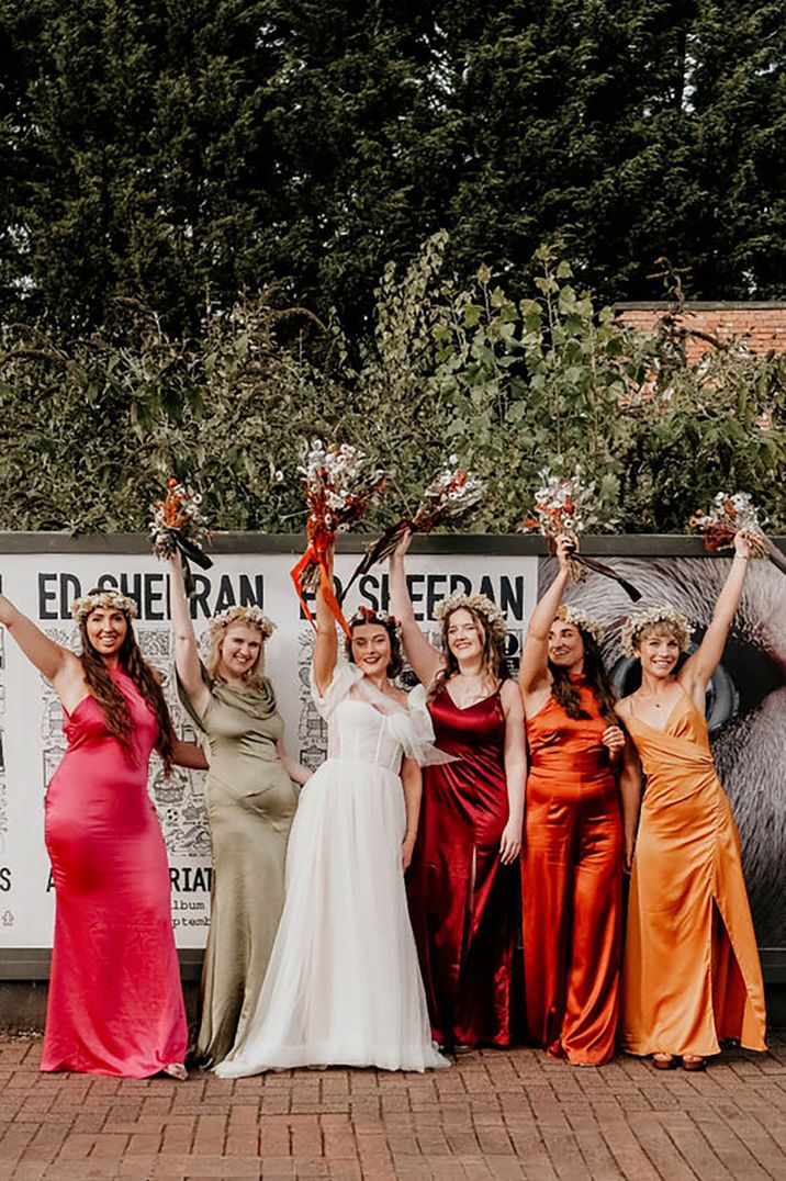 mismatched-bridesmaid-dresses-The-Bearded-Man-Photography