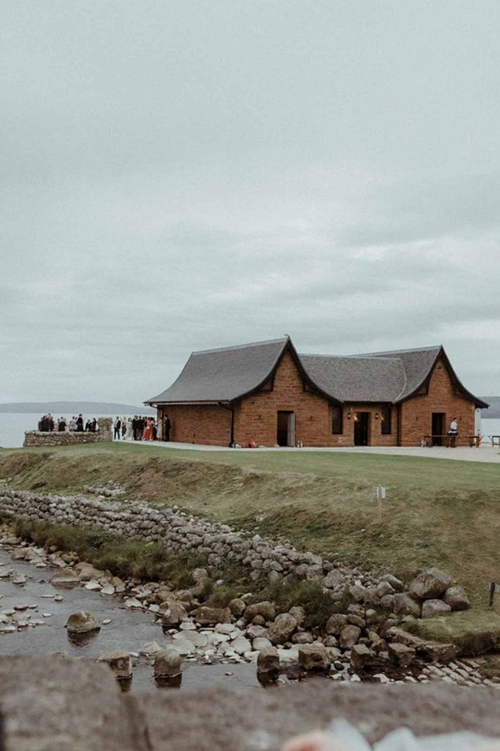 Exterior shot of Scottish wedding venue The Dougarie Boathouse 