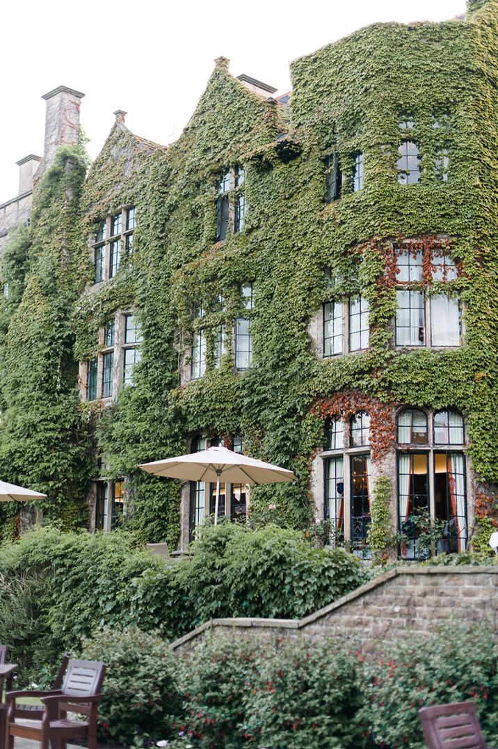 Ivy covered country house wedding venue in Surrey 