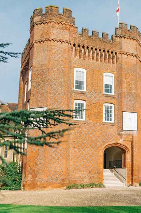 Exterior of Farnham Castle - one of the wedding venues in London 