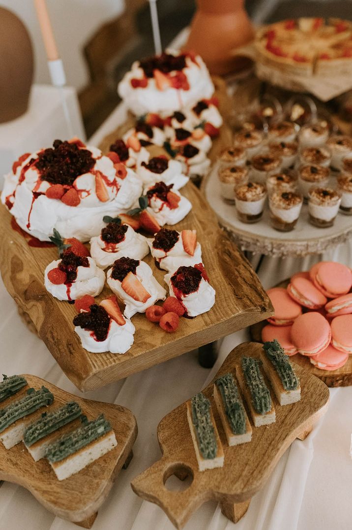 Wedding dessert table with plenty of sweet treats from Baba Ganoush