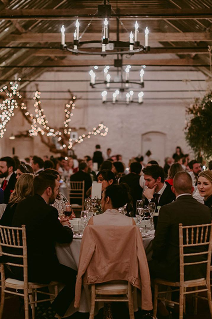 Northern Ireland wedding at Larchfield Estate with rustic 19th-century barn 