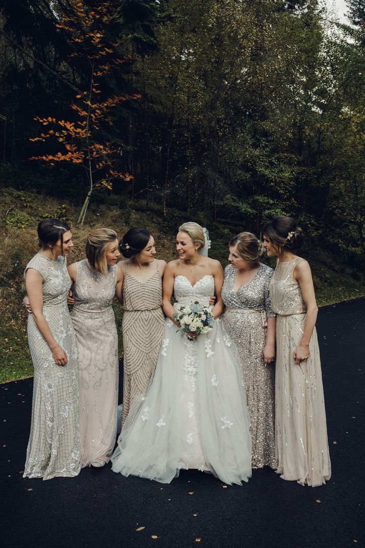 Strapless princess wedding dress with sweetheart neckline and applique detailing by Emma Lawson Photography