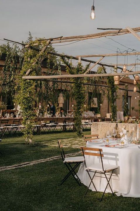 Tenuta Savoca - wedding venue in Italy - outdoor seating area for alfresco dining - by Salvatore Aiello Fotografie