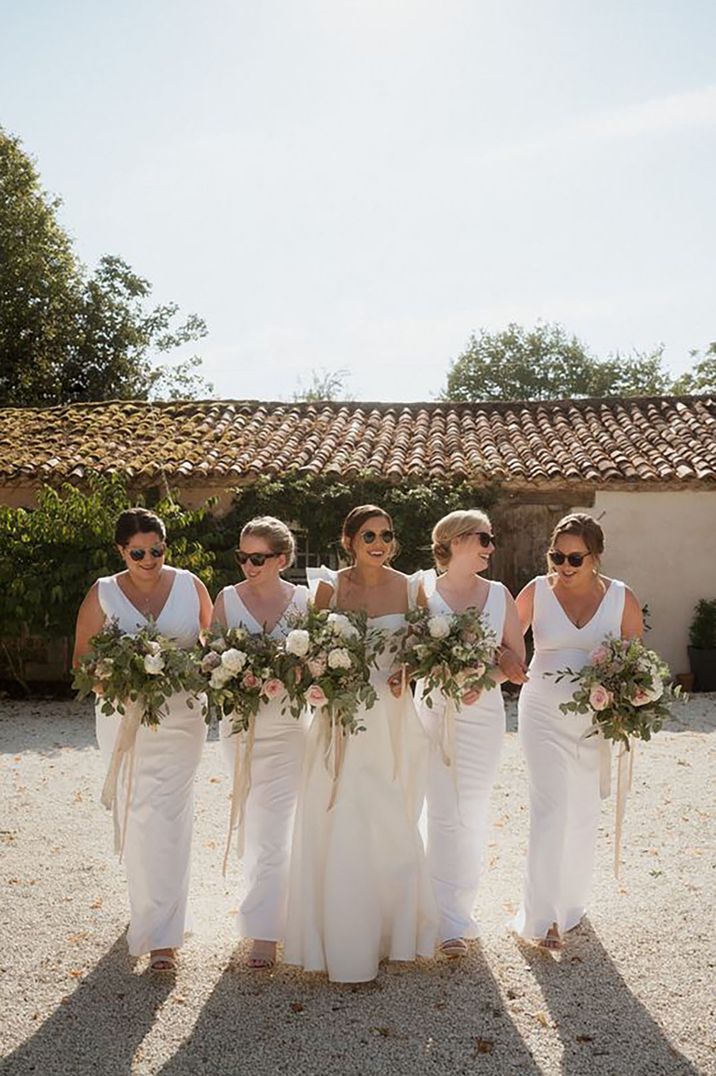 white-bridesmaid-dresses-Lauren-Knuckey-Photography