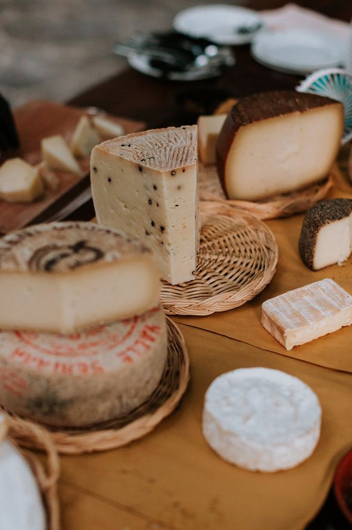 Spread of cheeses for Italian wedding by Alberto Gobbato