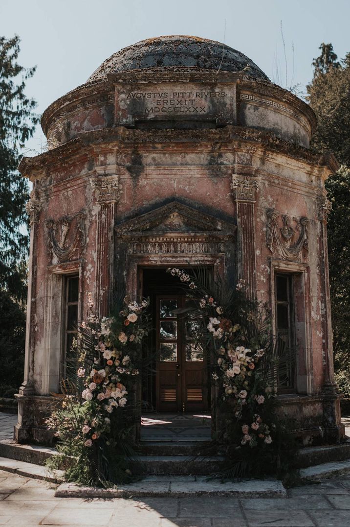 Roman temple at Larmer Tree Gardens