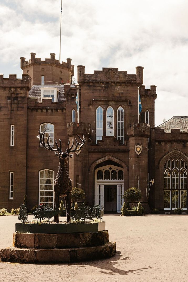 Drumtochty Castle wedding venue in Scotland is one of the best winter wedding venues in the UK 