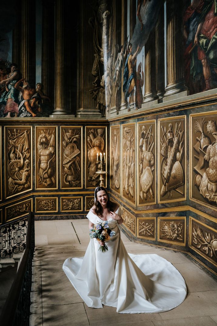 Historical wedding venue Hampton Court Palace where Bridgerton was filmed