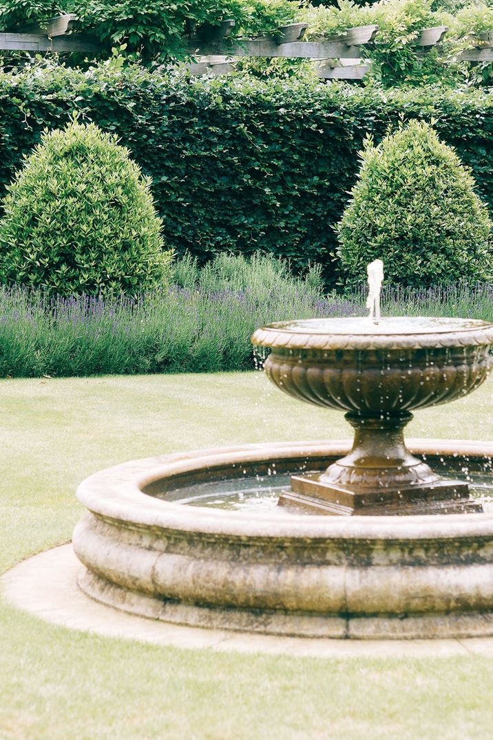 Bedford Lodge Hotel and Spa with outdoor fountain 