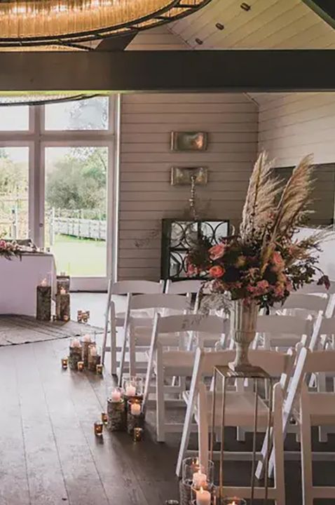 wickham estate vineyard wedding venue indoor ceremony area