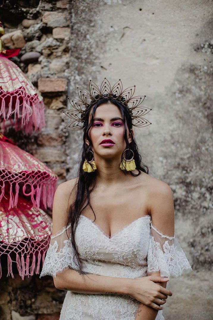 bride-with-hot-pink-eyeshadow-and-lipstick