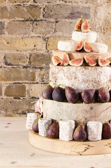 Cheese Tower From Neal's Yard Dairy  // How To Create The Perfect Wedding Cheese Tower