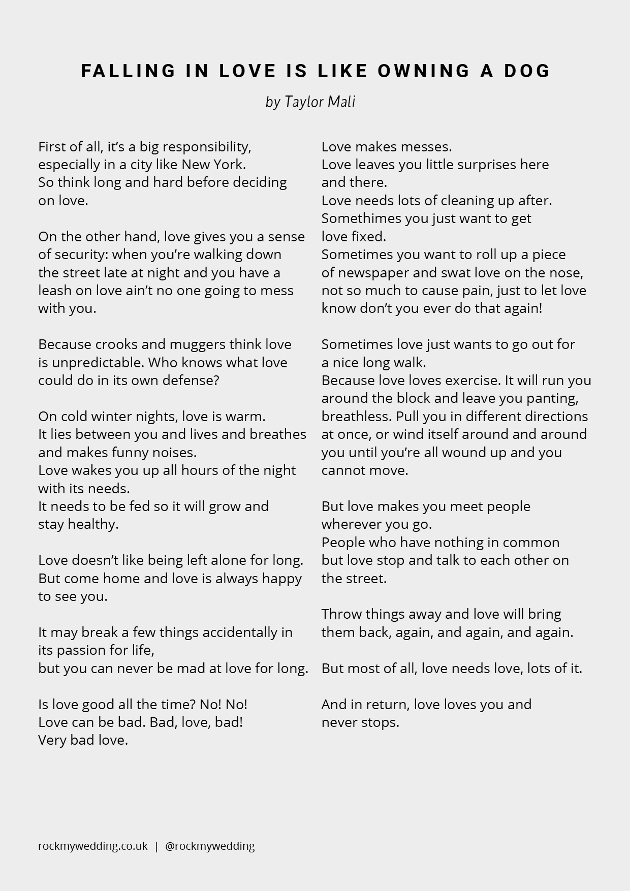 How Falling in Love is Like Owning a Dog: Heartwarming Truths