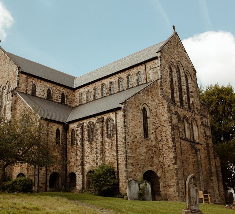 Church wedding venue for autumnal wedding in the North East of England