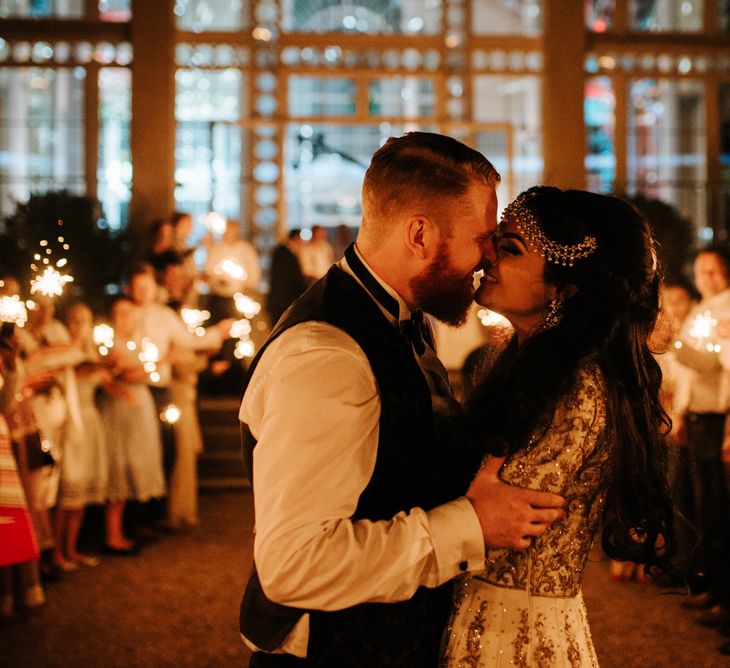 Sparkler wedding photography by Michael Maurer