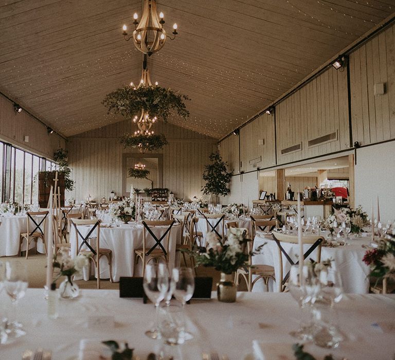 Classic, rustic and contemporary neutral themed wedding at barn venue in Primrose Hill 