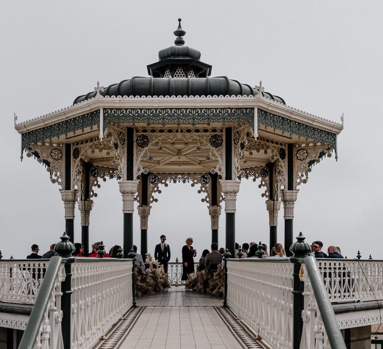 Beautiful Brighton bandstand wedding