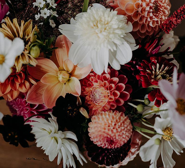 Brightly coloured floral bouquet  | Irene Yap Photography