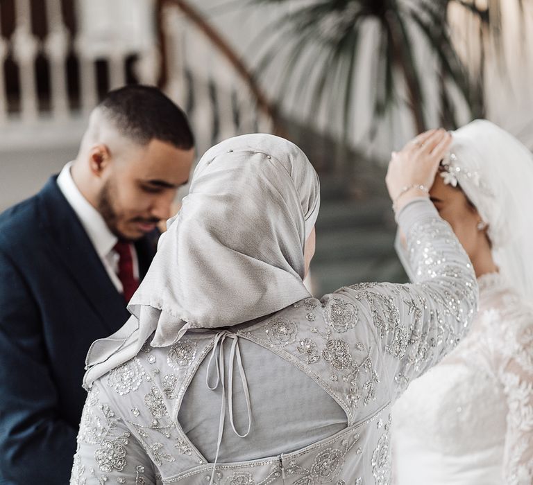 Islamic blessing at Intimate wedding 