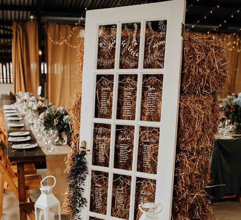 DIY Rustic wedding table plan 