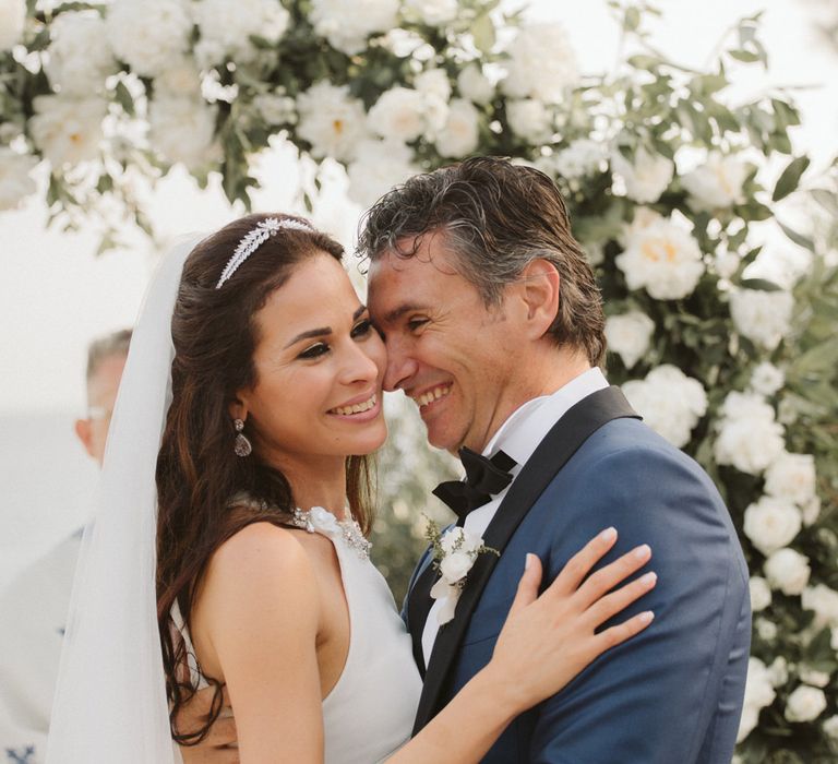 Intimate bride and groom portrait by Lara Onac Photography