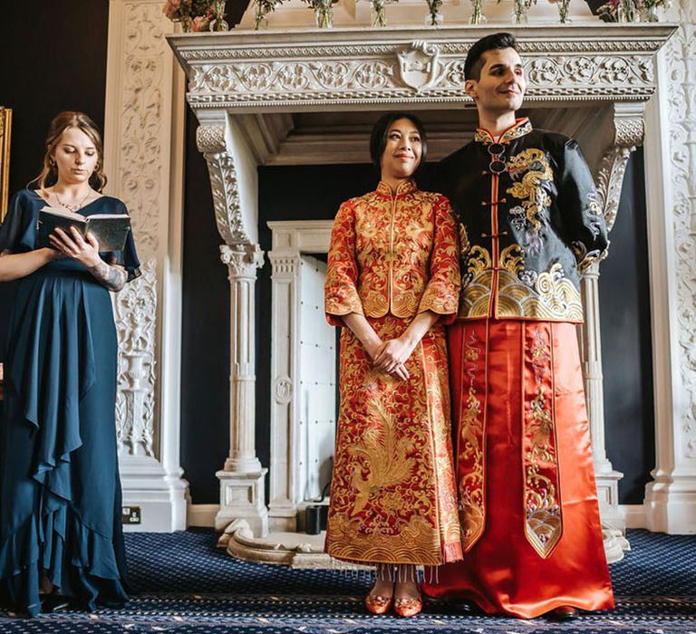 Chinese Tea Ceremony at Ashridge House wedding 