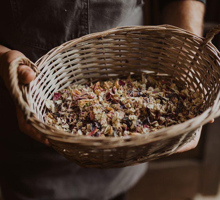 Basket of confetti 