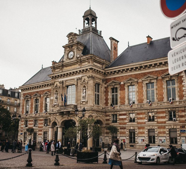 French Town Hall wedding 