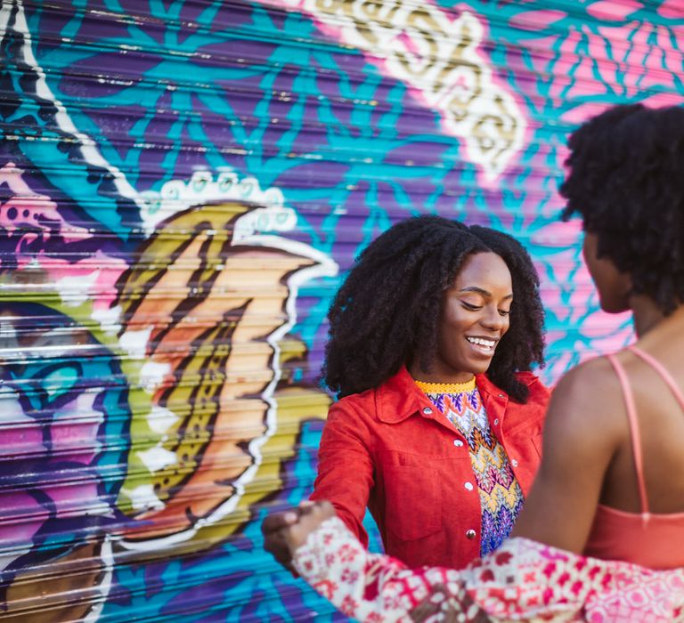 Vibrant San Francisco engagement photos 