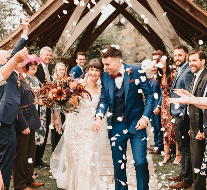 Confetti moment at Millbridge Court